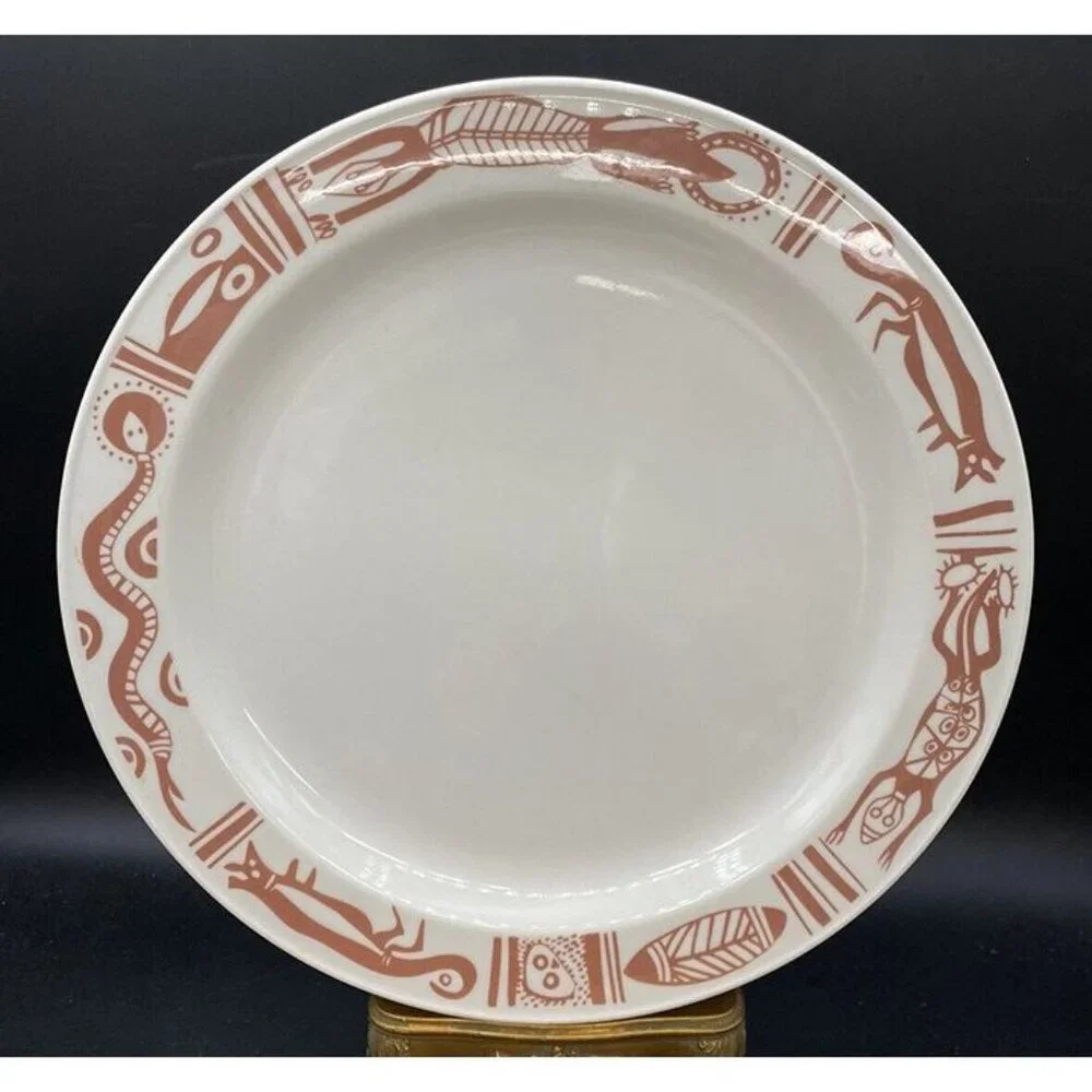 Mayer China Syracuse 12” Dinner Plate Charger Polynesian 1994 Tiki Snake